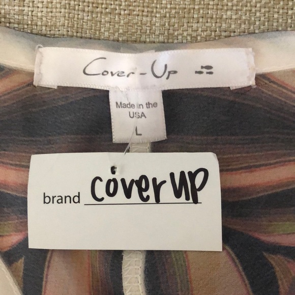 COVER-UP (NWT) Floral Print Swim Coverup - Picture 3 of 9